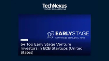 TechNexus Venture Collaborative named one of the 64 Top Early Stage Venture Investors in B2B Startups in the US